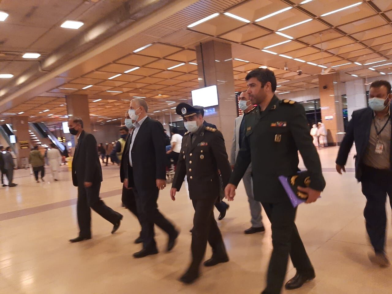 فرمانده مرزبانى ایران وارد کراچى شد