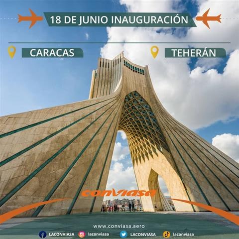 پروازهای تهران – کاراکاس از اواخر خرداد بازگشایی می شود