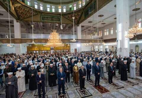 سوء قصد به بشار اسد پیش از نماز عید فطر