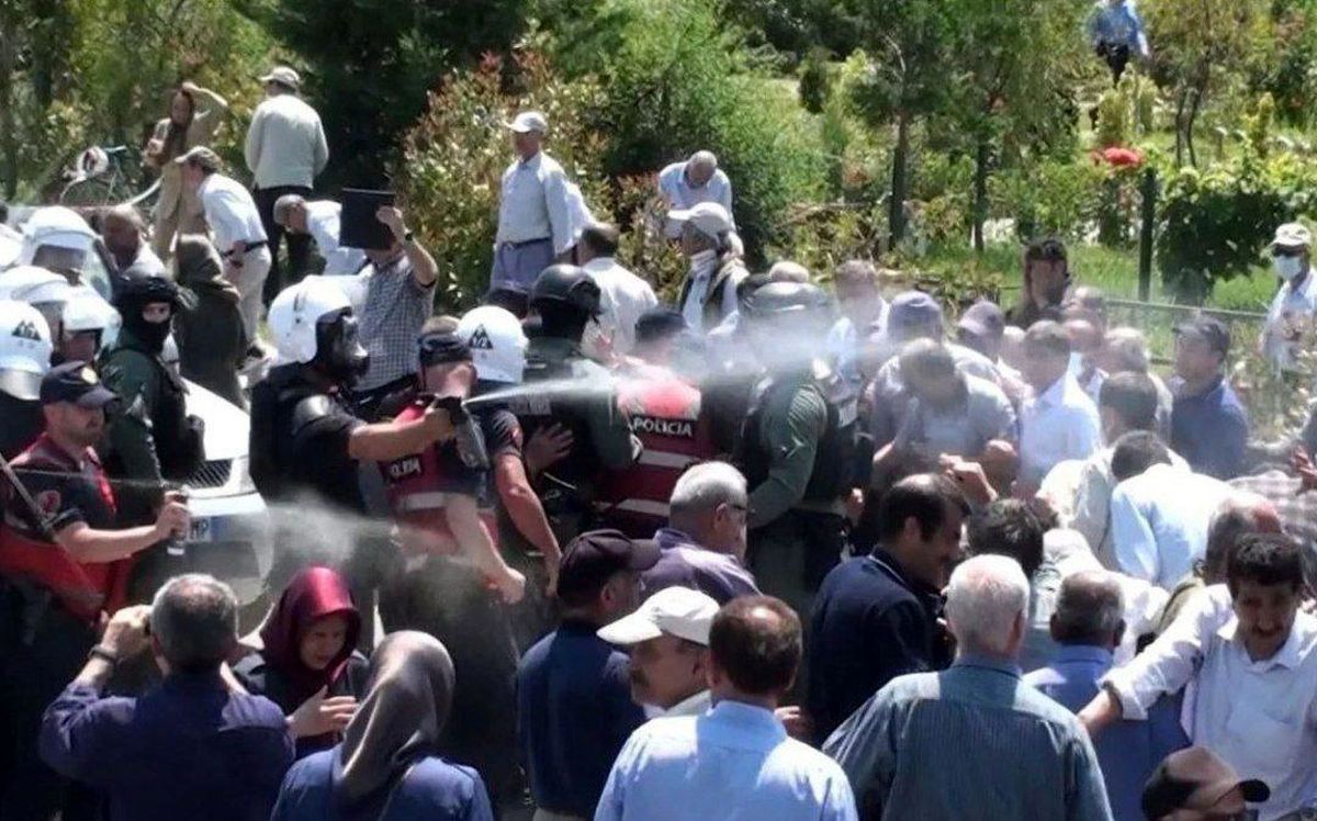 پلیس آلبانی بار دیگر وارد مقر مجاهدین خلق شد