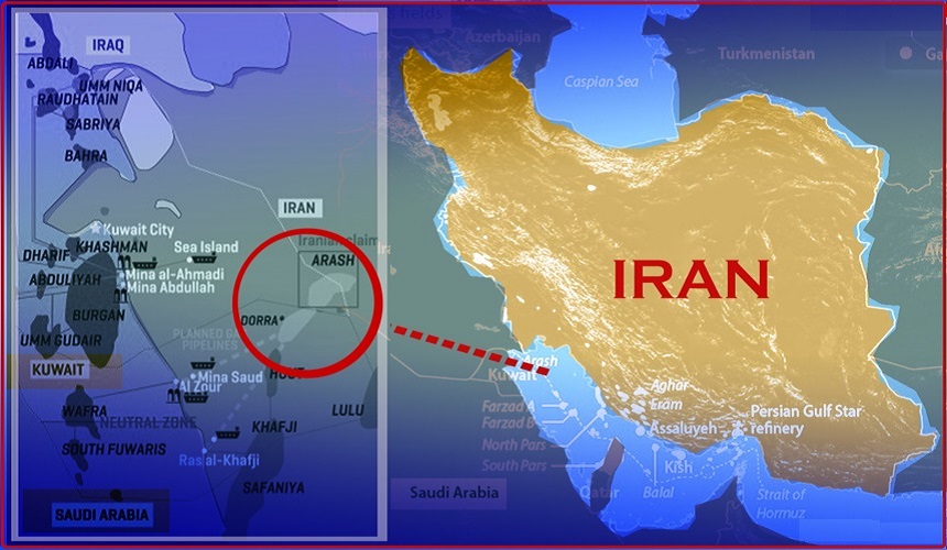 عربستان و کویت ادعای مالکیت بر میدان گازی الدره (آرش) را تکرار کردند