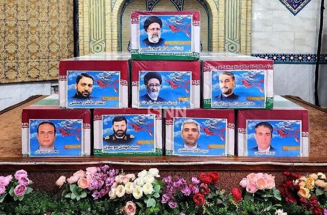 تشییع و خاکسپاری شهدای خدمت در تهران، تبریز، اصفهان، زنجان و مشهد